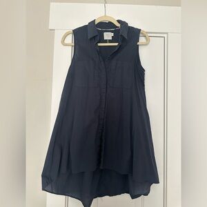 Anthropologie HD in Paris Navy Tunic Top